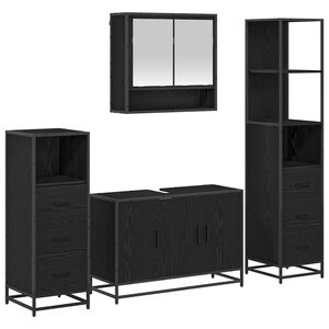vidaXL &Sigma;&epsilon;&tau; &Epsilon;&pi;ί&pi;&lambda;&omega;&nu; &Mu;&pi;ά&nu;&iota;&omicron;&upsilon; 4 &tau;&mu;&chi;. &Mu;&alpha;ύ&rho;&eta; &Omicron;&xi;&upsilon;ά 90 x 33 x 60 &epsilon;&kappa;.