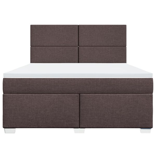 vidaXL &Kappa;&rho;&epsilon;&beta;ά&tau;&iota; Boxspring &mu;&epsilon; &Sigma;&tau;&rho;ώ&mu;&alpha; &Sigma;&kappa;&omicron;ύ&rho;&omicron; &Kappa;&alpha;&phi;έ 180x200 &epsilon;&kappa; &Upsilon;&phi;&alpha;&sigma;&mu;ά&tau;&iota;&nu;&omicron;