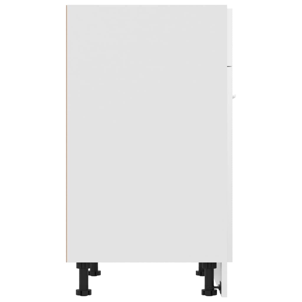 vidaXL Ντουλάπι με Συρτάρι Lyon Γυαλιστερό Λευκό 60x46x81,5εκ.