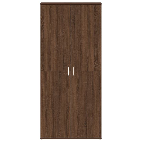 vidaXL Ντουλάπι Παπουτσιών Καφέ Δρυός 80x39x180 cm Φτιαγμένο Ξύλο