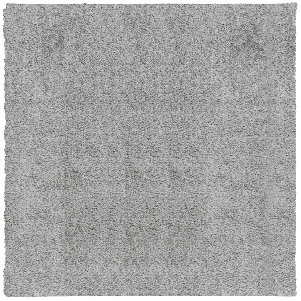 vidaXL Χαλί Shaggy PAMPLONA με Ψηλό Πέλος Μοντέρνο Γκρι 240x240 εκ.