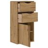 vidaXL Συρταριέρα με Συρτάρια ODDA 40x24x79 εκ. από Μασίφ Ξύλο Πεύκου