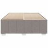 vidaXL Σκελετός Κρεβατιού Χωρίς Στρώμα Taupe 140x200 εκ. Υφασμάτινο