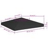 vidaXL Κάλυμμα για Κιόσκι Μαύρο 3 x 3 μ. 270 γρ./μ²