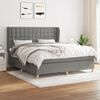 vidaXL &Kappa;&rho;&epsilon;&beta;ά&tau;&iota; Boxspring &mu;&epsilon; &Sigma;&tau;&rho;ώ&mu;&alpha; &Sigma;&kappa;&omicron;ύ&rho;&omicron; &Gamma;&kappa;&rho;&iota; 160x200 &epsilon;&kappa; &Upsilon;&phi;&alpha;&sigma;&mu;ά&tau;&iota;&nu;&omicron;
