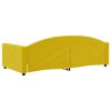 vidaXL Καναπές Κρεβάτι Κίτρινος 100 x 200 εκ. Βελούδινος