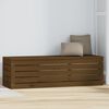 vidaXL Κουτί Αποθήκευσης Καφέ Μελί 109x36,5x33 εκ. Μασίφ Ξύλο Πεύκου