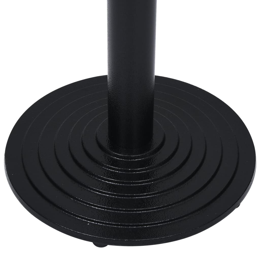 vidaXL Πόδι τραπεζιού μπιστρό μαύρο Ø43x107 cm Χυτοσίδηρος