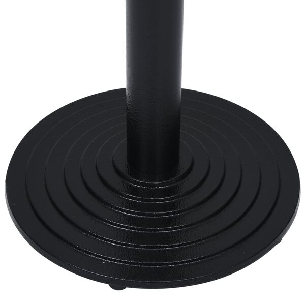 vidaXL Πόδι τραπεζιού μπιστρό μαύρο Ø43x107 cm Χυτοσίδηρος