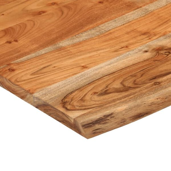 vidaXL Πάγκος Μπάνιου Ορθογώνιος 60x60x2,5 εκ. Μασίφ Ξύλο Οξιάς