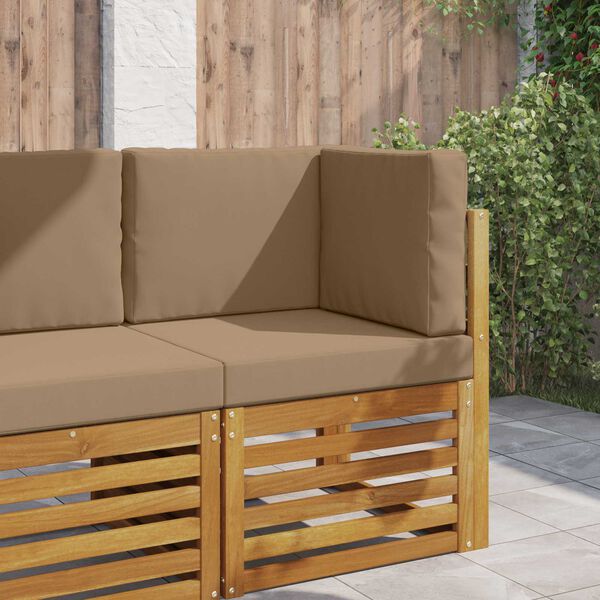 vidaXL &Mu;&alpha;&xi;&iota;&lambda;ά&rho;&iota; &Kappa;&alpha;&nu;&alpha;&pi;έ &Epsilon;&xi;&omega;&tau;&epsilon;&rho;&iota;&kappa;&omicron;ύ &Chi;ώ&rho;&omicron;&upsilon; 3 pcs Taupe &Pi;&omicron;&lambda;&upsilon;&epsilon;&sigma;&tau;έ&rho;&alpha;&sigmaf;