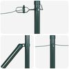 vidaXL Στύλος Περιφράξεων Άλλο 26 pcs Ασημί 3.2 x 3.2 x 120 εκ Ατσάλι