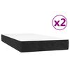 vidaXL &Kappa;&rho;&epsilon;&beta;ά&tau;&iota; Boxspring &mu;&epsilon; &Sigma;&tau;&rho;ώ&mu;&alpha; &Mu;&alpha;ύ&rho;&omicron; 200x200 &epsilon;&kappa;. &Beta;&epsilon;&lambda;&omicron;ύ&delta;&iota;&nu;&omicron;