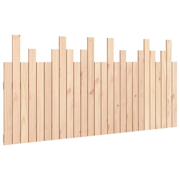 vidaXL Κεφαλάρι Επιτοίχιο 166x3x80 εκ. από Μασίφ Ξύλο Πεύκου