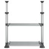 vidaXL Ράφι Κουζίνας 50x25x(50-70) εκ. από Αλουμίνιο