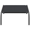 vidaXL Ανυψωμένο κρεβάτι σκύλου μαύρο 90x50x20 cm ύφασμα Οξφόρδης