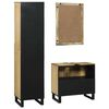 vidaXL Σετ Επίπλων Μπάνιου με συρτάρι 3 pcs Καφέ 38 x 33 x 160 εκ.