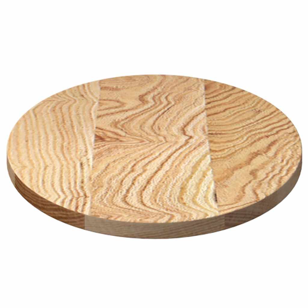 vidaXL Επιτραπέζια επιφάνεια 80x40x2 cm μασίφ ξύλο δρυς οβάλ