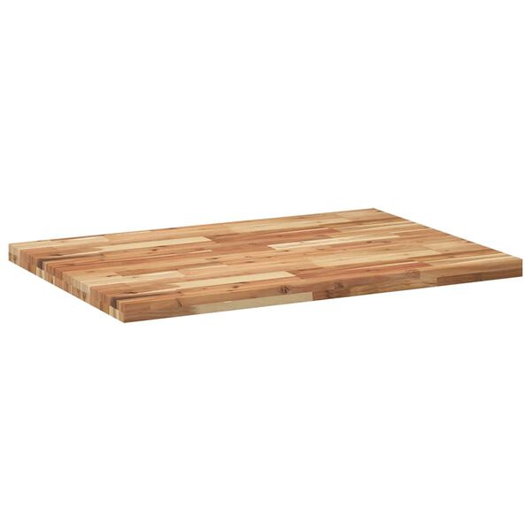 vidaXL Επιφάνεια Γραφείου Ορθογώνια 80x70x4 εκ. Μασίφ Ξύλο Ακακίας