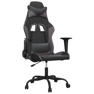 vidaXL &Kappa;&alpha;&rho;έ&kappa;&lambda;&alpha; Gaming &Mu;&alpha;ύ&rho;&omicron;/&Gamma;&kappa;&rho;&iota; &alpha;&pi;ό &Sigma;&upsilon;&nu;&theta;&epsilon;&tau;&iota;&kappa;ό &Delta;έ&rho;&mu;&alpha;