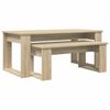 vidaXL &Sigma;&epsilon;&tau; &Tau;&rho;&alpha;&pi;&epsilon;&zeta;&iota;&omicron;ύ &Gamma;&iota;&alpha; &Kappa;&alpha;&phi;έ 2 &tau;&mu;&chi;. &Delta;&rho;ύ&sigmaf; Sonoma 100 x 50 x 42 &epsilon;&kappa;