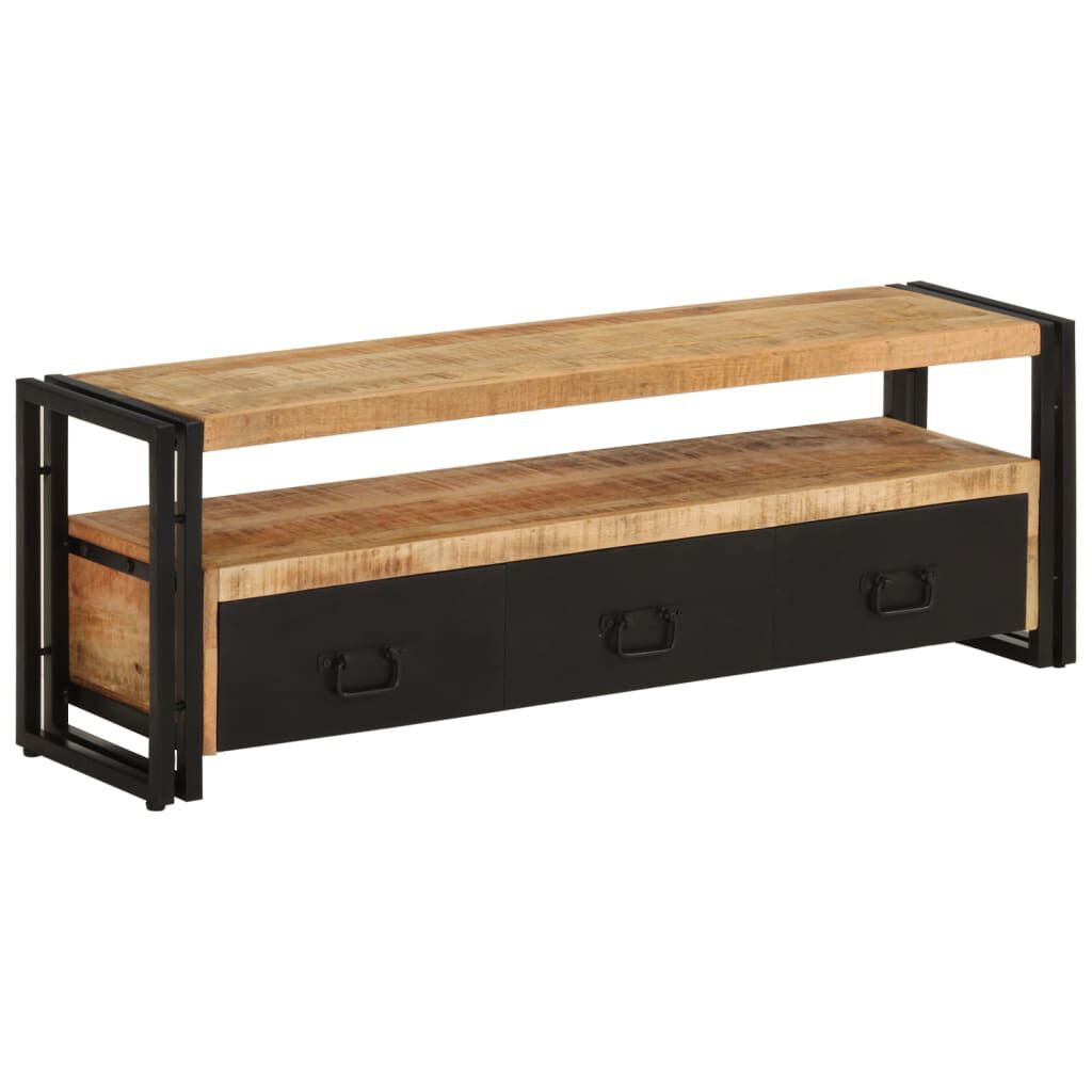 vidaXL Έπιπλο Τηλεόρασης 120 x 30 x 40 εκ. από Μασίφ Ξύλο Μάνγκο
