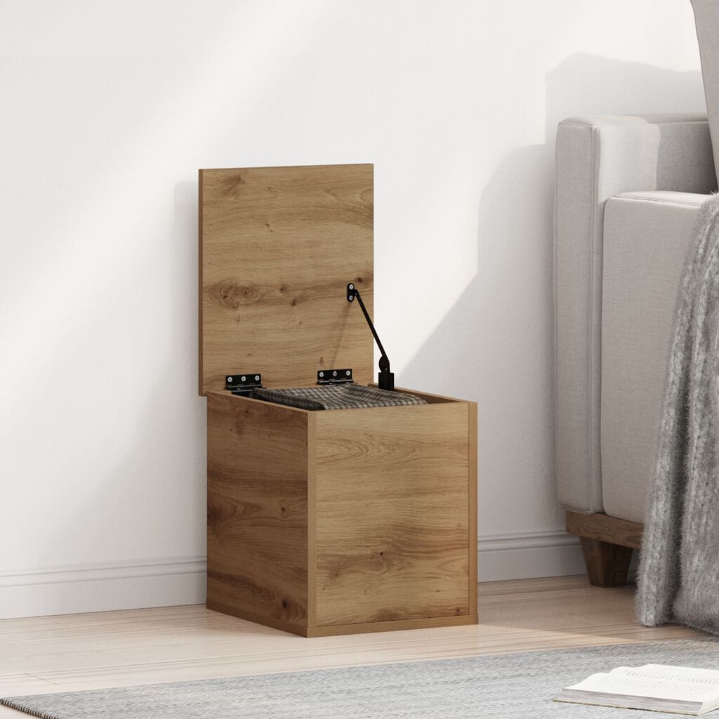 vidaXL Κουτί Αποθήκευσης Artisan Oak 30x35x35 εκ, Φτιαγμένο από Επεξεργασμένο Ξύλο
