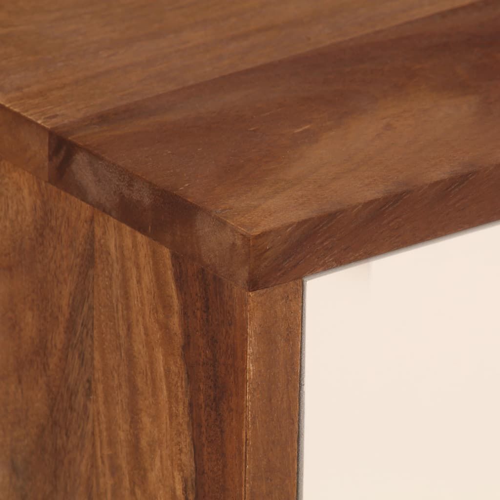vidaXL Κομοδίνο 45 x 30 x 45 εκ. από Μασίφ Ξύλο Ακακίας
