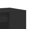 vidaXL Γραφείο Μαύρο 102x50x75 εκ. από Επεξεργασμένο Ξύλο