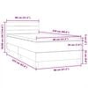 vidaXL &Kappa;&rho;&epsilon;&beta;ά&tau;&iota; Boxspring &mu;&epsilon; &Sigma;&tau;&rho;ώ&mu;&alpha; &Sigma;&kappa;&omicron;ύ&rho;&omicron; &Mu;&pi;&lambda;&epsilon; 80x220 &epsilon;&kappa;. &Beta;&epsilon;&lambda;&omicron;ύ&delta;&iota;&nu;&omicron;