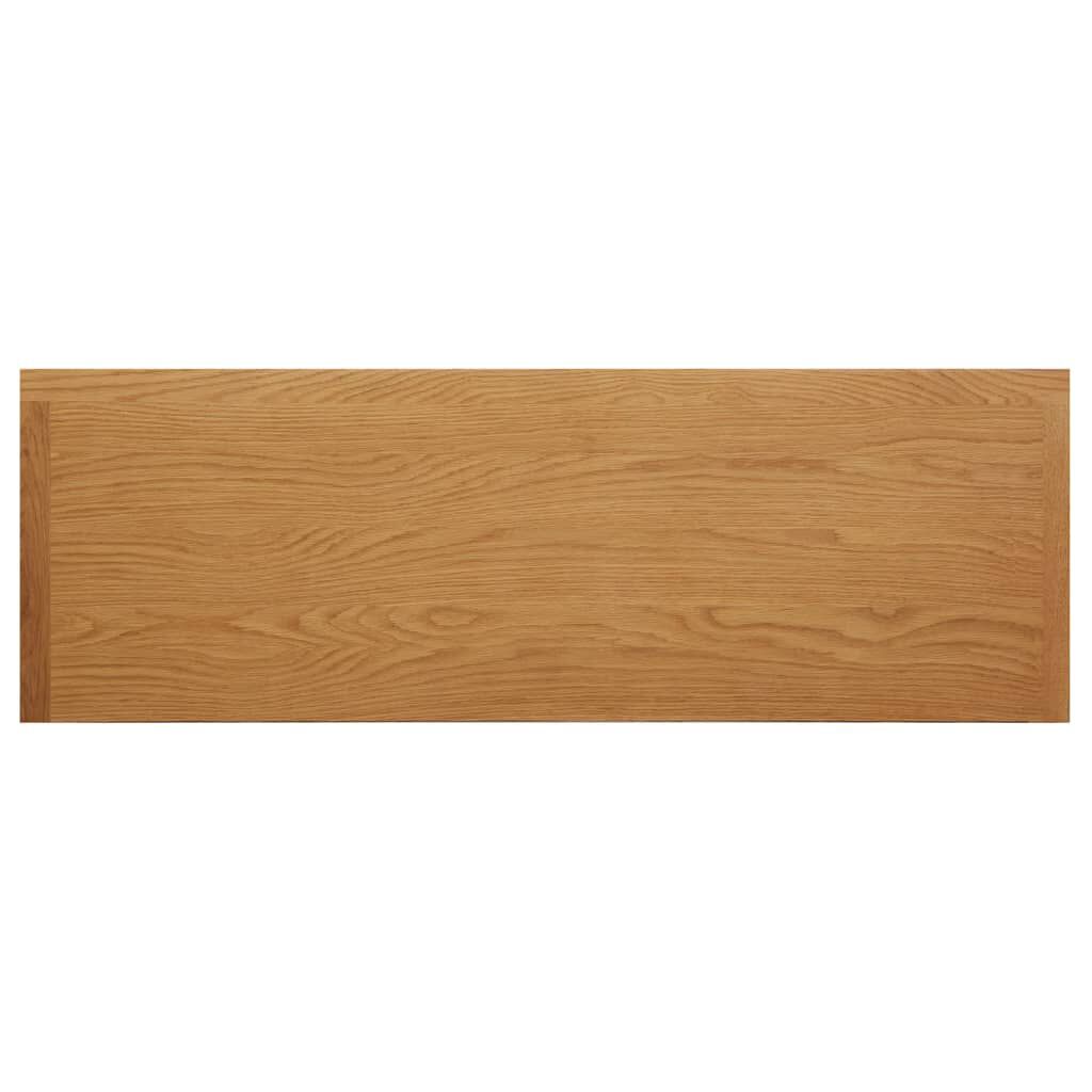 vidaXL Τραπέζι Κονσόλα 110 x 40 x 75 εκ. από Μασίφ Ξύλο Δρυς