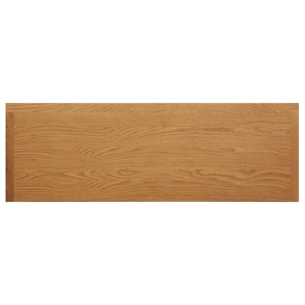 vidaXL Τραπέζι Κονσόλα 110 x 40 x 75 εκ. από Μασίφ Ξύλο Δρυς