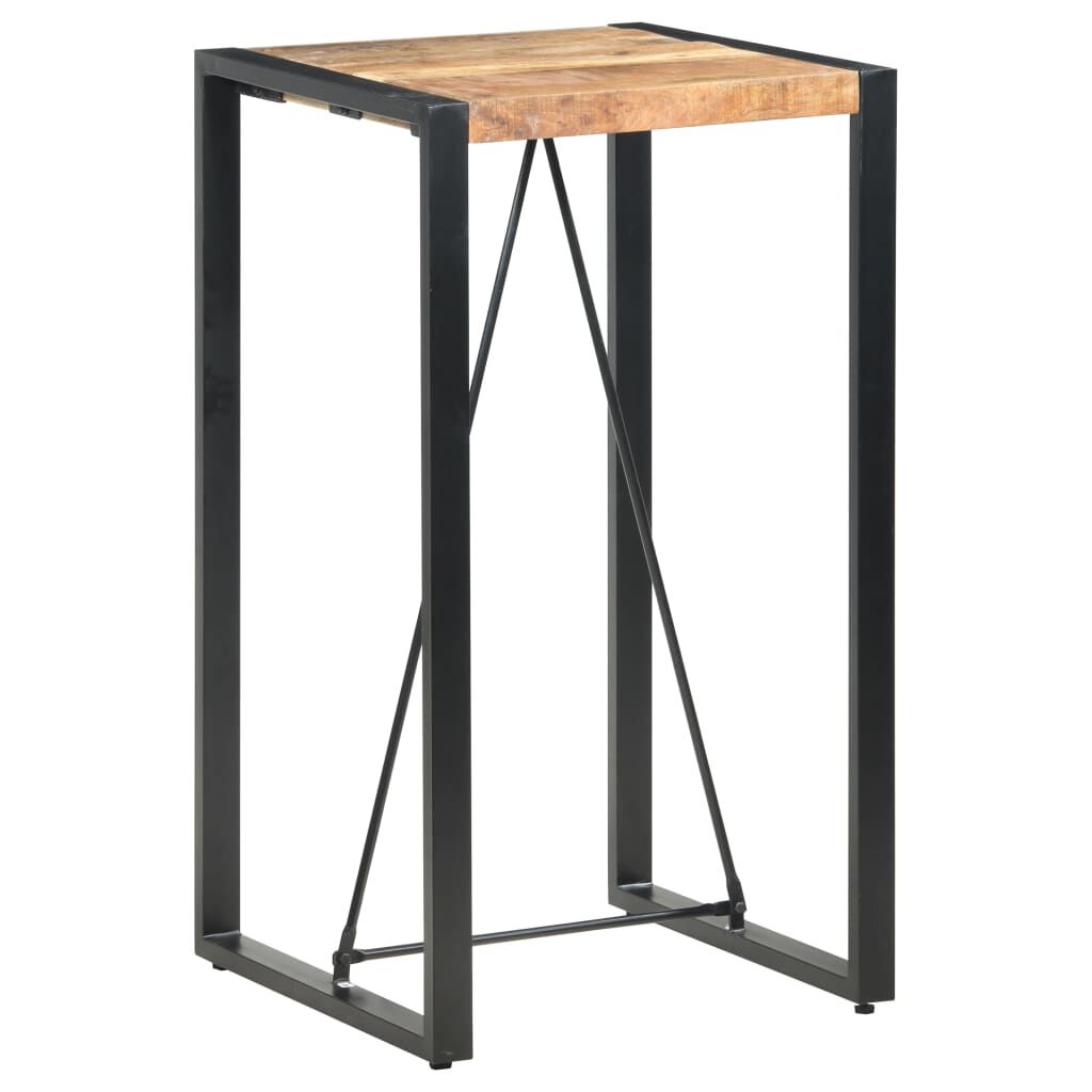 vidaXL Τραπέζι Μπαρ 60 x 60 x 110 εκ. από Μασίφ Ξύλο Μάνγκο
