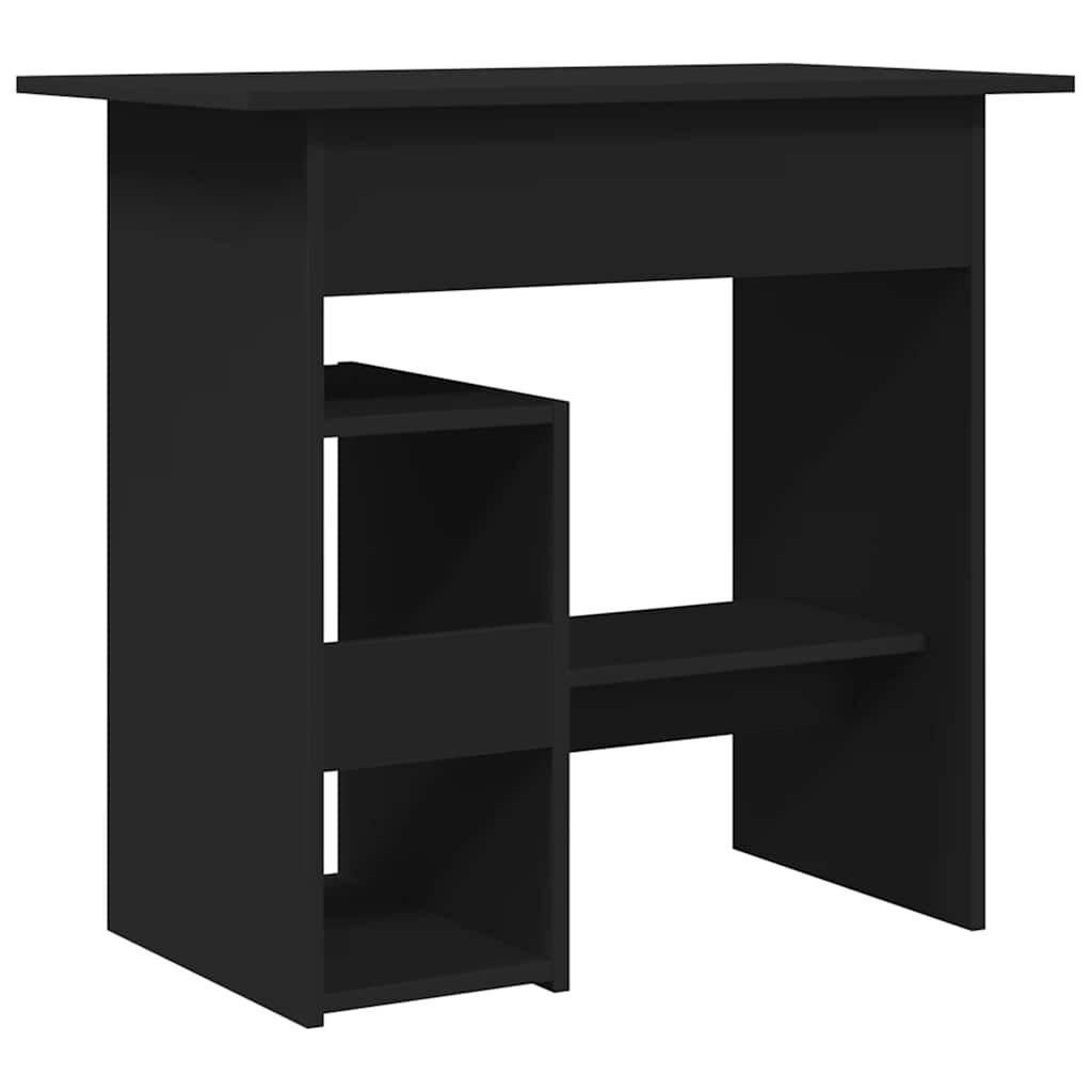 vidaXL Γραφείο Μαύρο 80 x 45 x 74 εκ. από Επεξ. Ξύλο