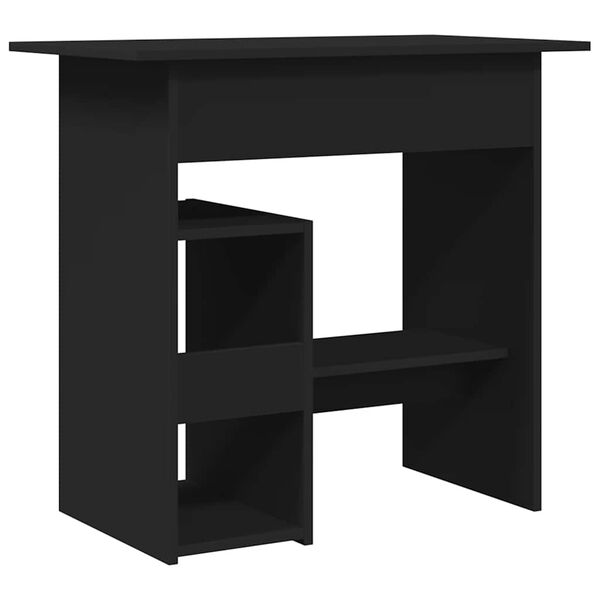 vidaXL Γραφείο Μαύρο 80 x 45 x 74 εκ. από Επεξ. Ξύλο