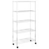 vidaXL &Rho;&alpha;&phi;&iota;έ&rho;&alpha; 5 &Epsilon;&pi;&iota;&pi;έ&delta;&omega;&nu; &mu;&epsilon; &Tau;&rho;&omicron;&chi;&omicron;ύ&sigmaf; &Chi;&rho;&omega;&mu;έ 75x35x155 &epsilon;&kappa;. 250 &kappa;.