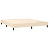 vidaXL &Kappa;&rho;&epsilon;&beta;ά&tau;&iota; Boxspring &mu;&epsilon; &Sigma;&tau;&rho;ώ&mu;&alpha; &Kappa;&rho;&epsilon;&mu; 180x200 &epsilon;&kappa;. &Upsilon;&phi;&alpha;&sigma;&mu;ά&tau;&iota;&nu;&omicron;