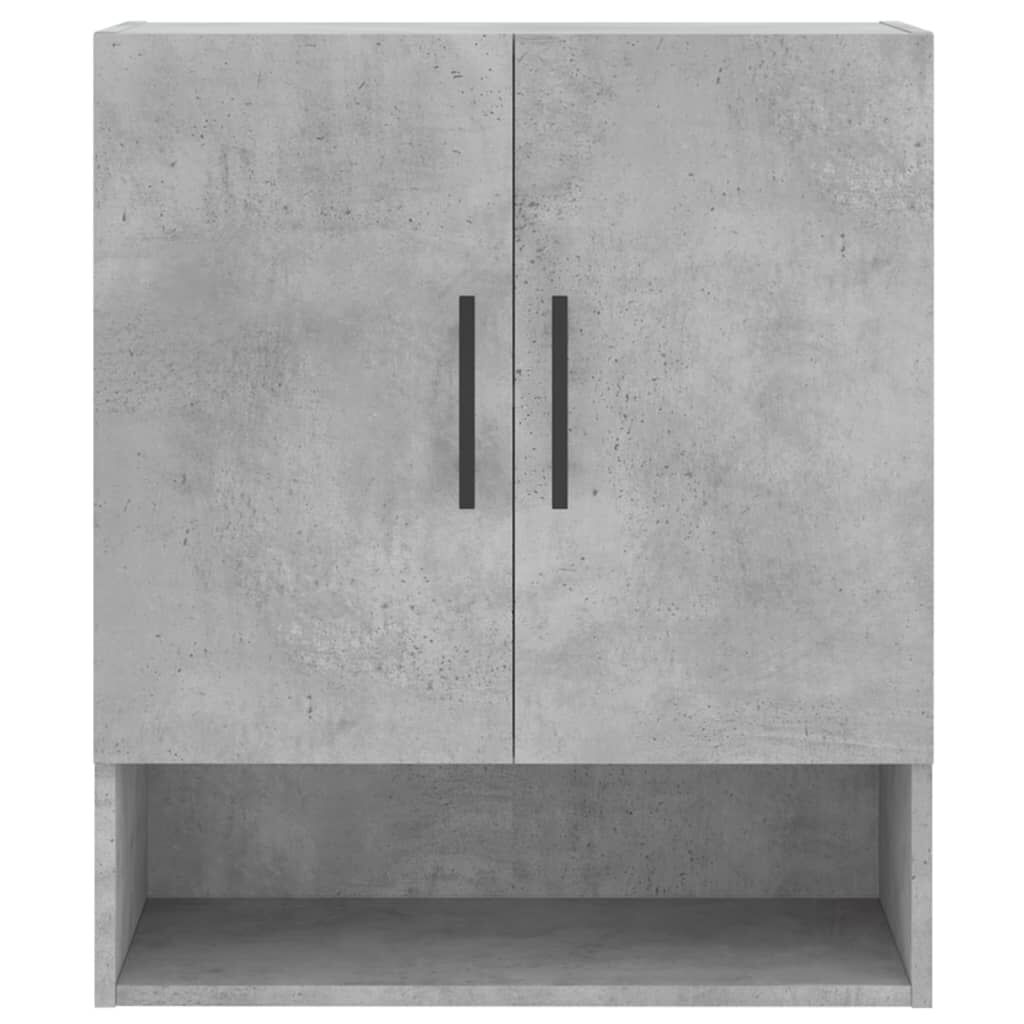 vidaXL Ντουλάπι Τοίχου Γκρι Σκυρ. 60x31x70 εκ. Επεξεργασμένο Ξύλο