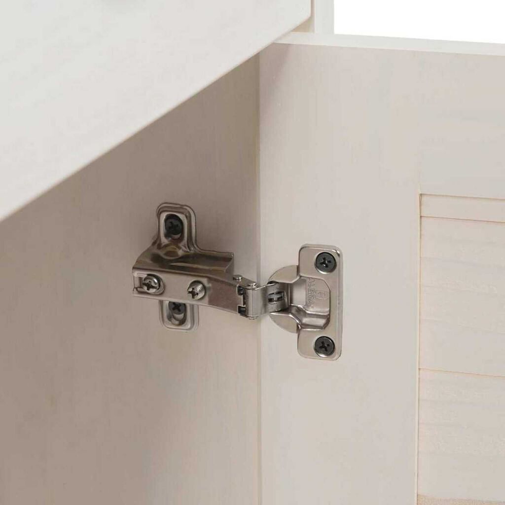 vidaXL Σετ Επίπλων Μπάνιου 2 pcs Καφέ και Λευκό 37 x 34 x 80 εκ