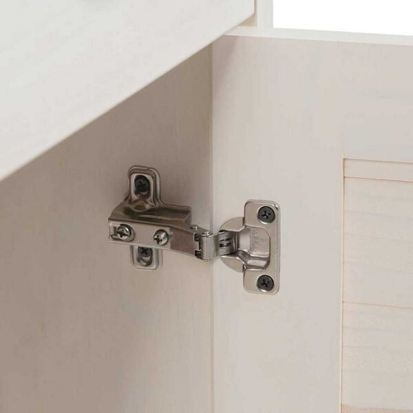 vidaXL Σετ Επίπλων Μπάνιου 2 pcs Καφέ και Λευκό 37 x 34 x 80 εκ