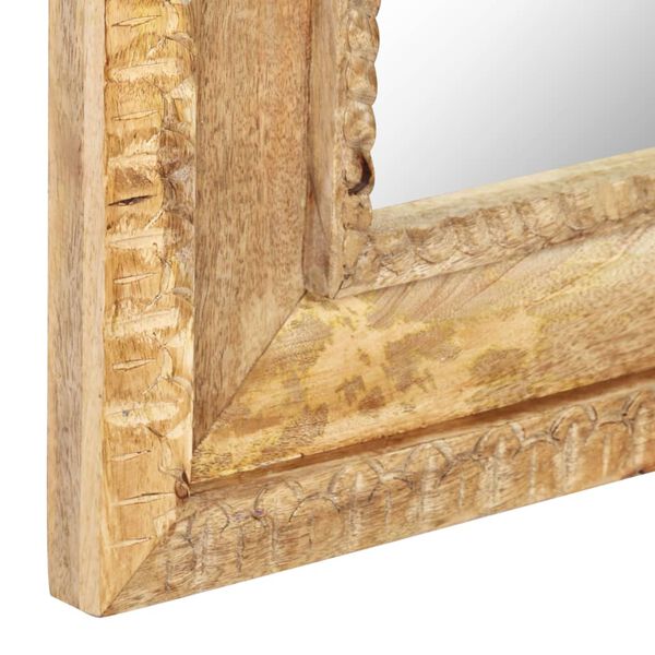vidaXL Καθρέφτης 50 x 3 x 110 εκ. από Μασίφ Ξύλο Μάνγκο