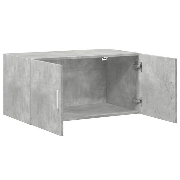 vidaXL Ντουλάπι Τοίχου Γκρι Σκυρ. 80x42,5x40 εκ. Επεξεργασμένο Ξύλο
