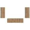 vidaXL &Sigma;&epsilon;&tau; &epsilon;&pi;ί&pi;&lambda;&omicron;&upsilon; &tau;&eta;&lambda;&epsilon;ό&rho;&alpha;&sigma;&eta;&sigmaf; 2 pcs Artisan Oak &Epsilon;&pi;&epsilon;&xi;&epsilon;&rho;&gamma;&alpha;&sigma;&mu;έ&nu;&omicron; &xi;ύ&lambda;&omicron;