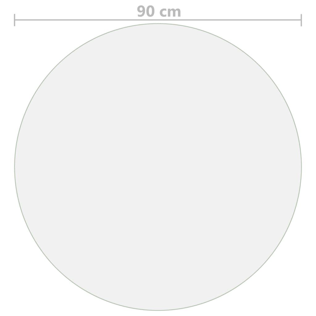 vidaXL Προστατευτικό Τραπεζιού Διαφανές Ø 90 εκ. / 2 χιλ. από PVC