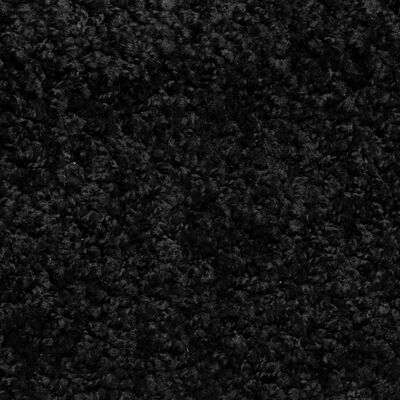 vidaXL Πατάκια Σκάλας Μοκέτα 15 τεμ. Μαύρα 56 x 17 x 3 εκ.