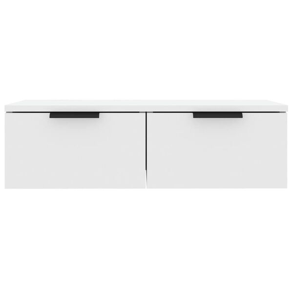 vidaXL Ντουλάπι Τοίχου Λευκό 68 x 30 x 20 εκ. από Επεξεργασμένο Ξύλο