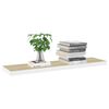 vidaXL Ράφια Τοίχου 4 τεμ. Δρυς/Λευκό 120x23,5x3,8 εκ. MDF