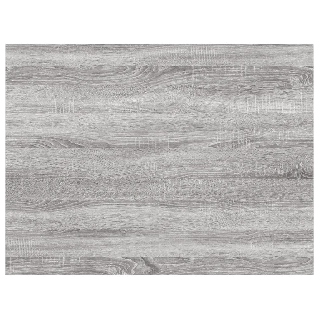 vidaXL Ράφια Τοίχου 4 τεμ. Γκρι Sonoma 40x30x1,5 εκ. Επεξεργ. Ξύλο