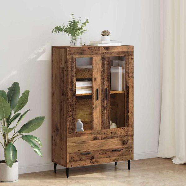 vidaXL Highboard &Pi;&alpha;&lambda;&iota;ό &Xi;ύ&lambda;&omicron; 69,5 x 31 x 115 &epsilon;&kappa;. &Epsilon;&pi;&epsilon;&xi;&epsilon;&rho;&gamma;&alpha;&sigma;&mu;έ&nu;&omicron; &xi;ύ&lambda;&omicron;