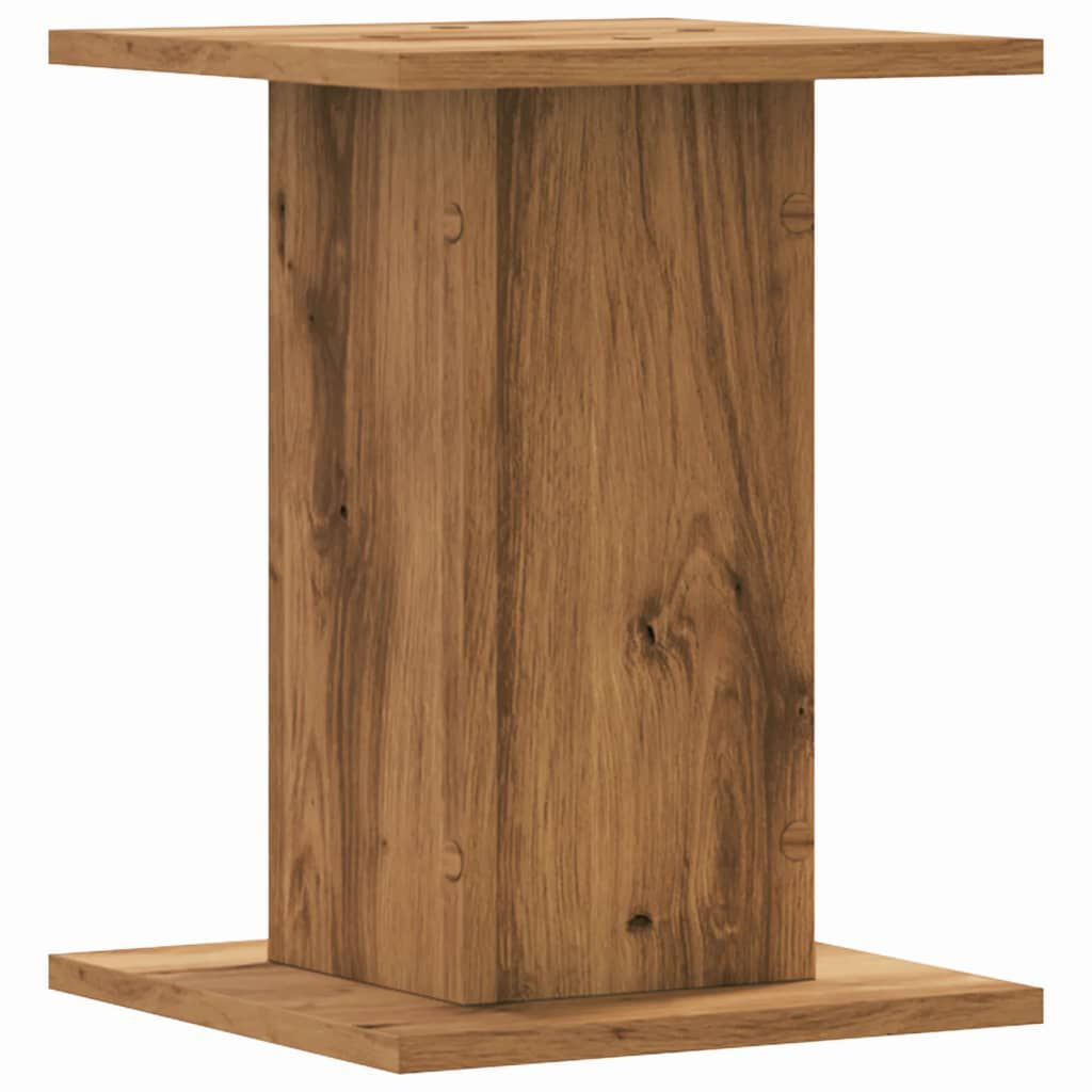 vidaXL Βάσεις Ηχείων 2 τεμ. Αρτισιανή Δρυς 30x30x40 εκ. Επεξ. Ξύλο